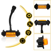 For Toyota Tacoma TRD 2016-2019 3 in 1 Car LED Front Grille Warning Lights, Daytime Running Lights & Wide Lights